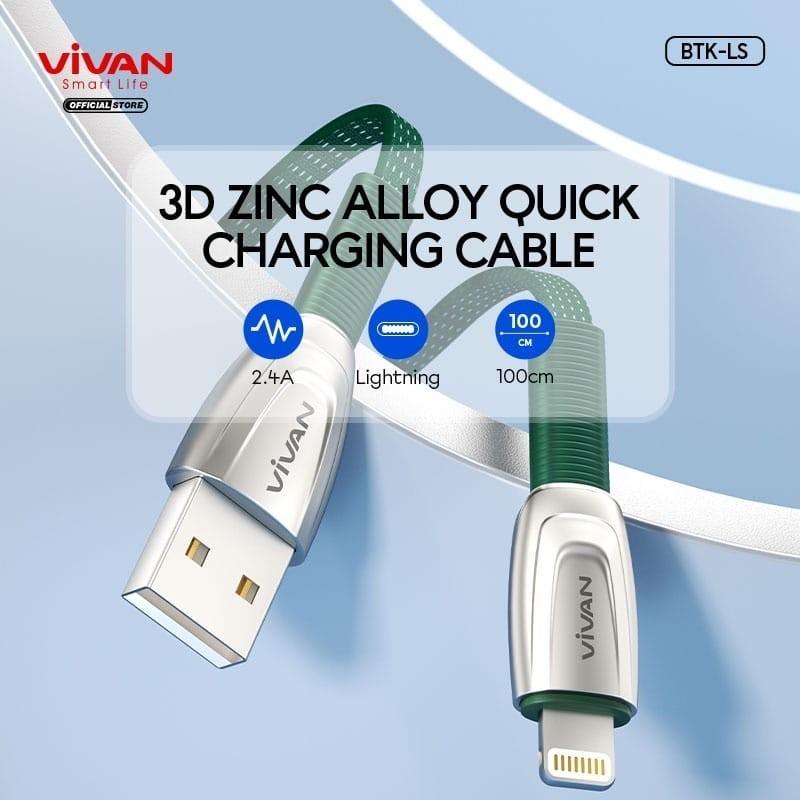Kabel Charger & Data iPhone Lightning VIVAN BTK-L BTK-LS
