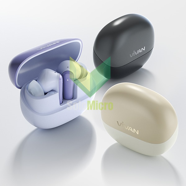 VIVAN Infinity GT5 TWS True Wireless Eaphone Adaptive ANC Noice Cancelling Dual EQ Extra Bass Bluetooth 5.4
