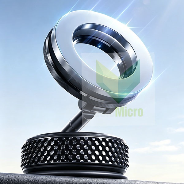 ROBOT Multi-functional Reusable&Folding Magnetic Phone Holder RMH30 Black for Car&Desktop