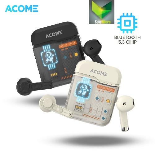 ACOME Headset Earphone TWS Bluetooth 5.3 Low Latency 60ms Inpods AT06