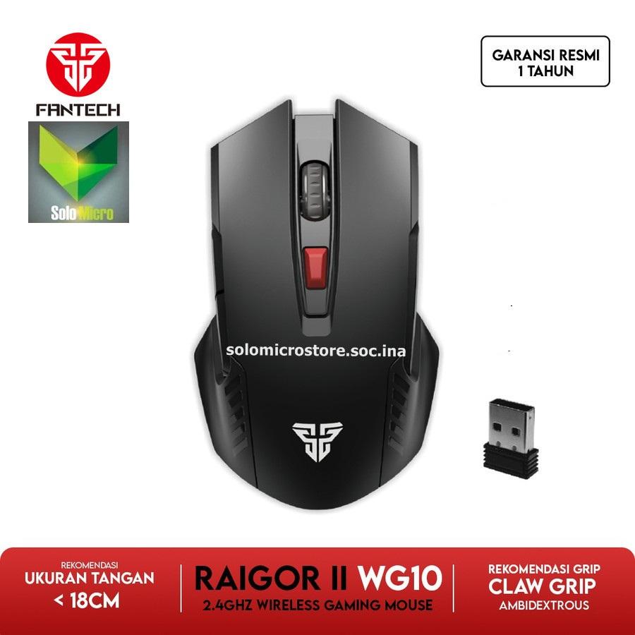 Fantech RAIGOR II WG10 Game Wireless Mouse Gaming Mouse Tanpa Kabel
