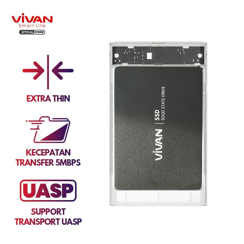 PROMO Casing Case Hardisk HDD External 2.5" USB 3.0 SSD Vivan VSHD1 Murah