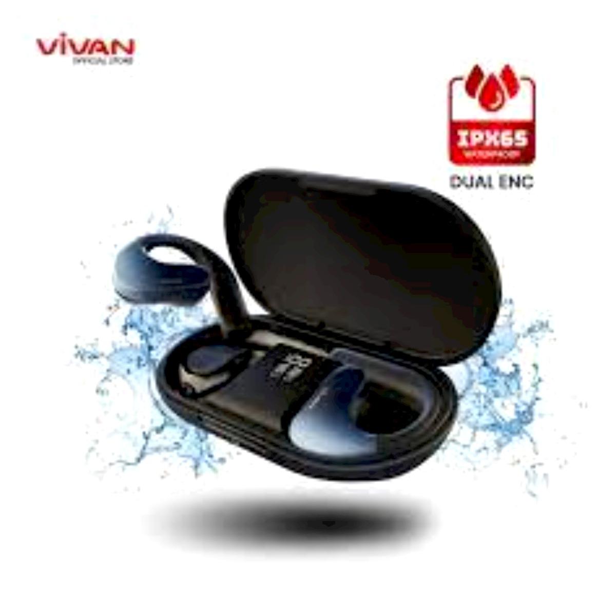 PROMO VIVAN OWS Open Ear True Wireless Earbuds IP65 Dual ENC BT v5.3 SPORT X