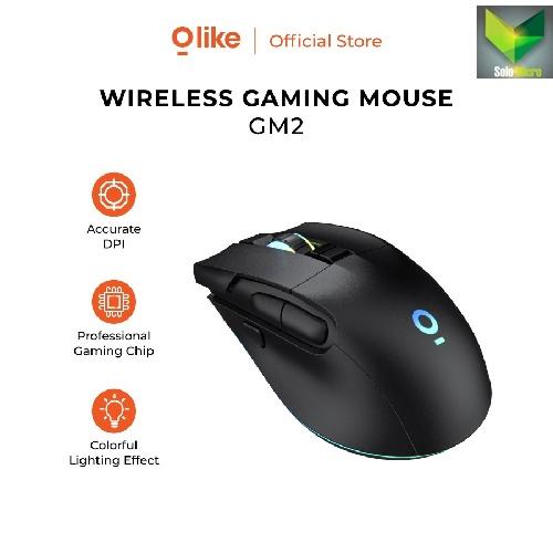 OLIKE Gaming Game Mouse With RGB Lighting Effect DPI 7200 Wireless GM2