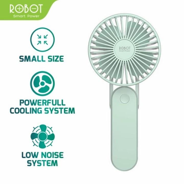 PROMO kipas angin mini robot RT-BF11 usb mini fan and power bank 2000 mAh