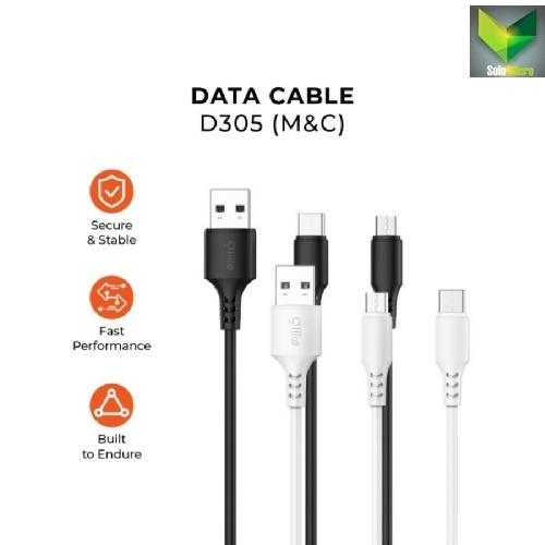 OLIKE Kabel Data D305M Micro D305C Type-C 2A 1M Data Cable