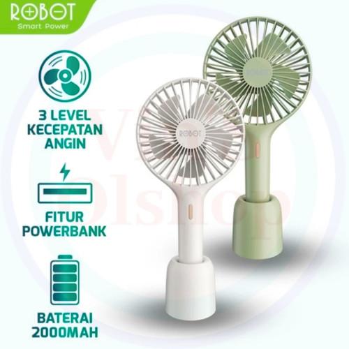 Robot Portable Mini Fan RT BF17/ Kipas Angin Mini Robot BF17 Resmi