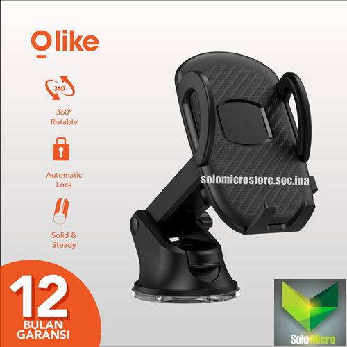 OLIKE Car Phone Holder Kaca Dashboard HC1 Jepit Automatic Lock Stabil