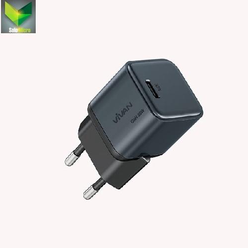 VIVAN GaN09 Charger Smart Phone Super Charger 30W Silvery