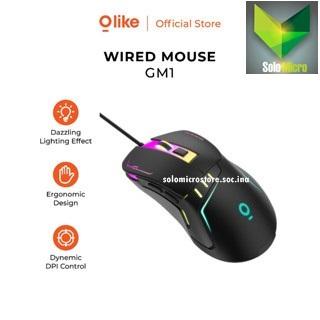 OLIKE Mouse Gaming RGB 2700 DPI Wired Lightning USB For PC Lsptop GM1