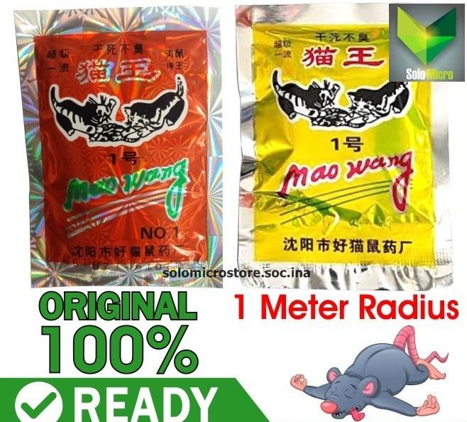 Racun Tikus Mao Wang 100% Asli Beras Merah Di Jamin Ampuh maowang
