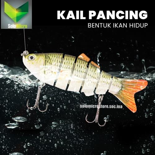 Kail Pancing Bentuk Ikan Hidup Fish Lure Bait 9.5cm - VSJ06-4