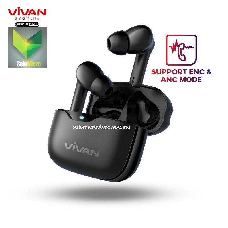 PROMO VIVAN Earphones TWS Liberty T660NC Bluetooth 5.3 Headset Earbuds