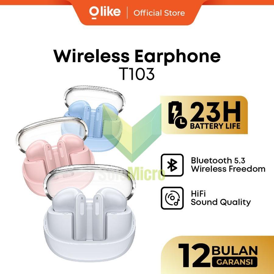 OLIKE True Wireless Bluetooth Earphone Earbuds TWS Headset T103 Earphones Headphones
