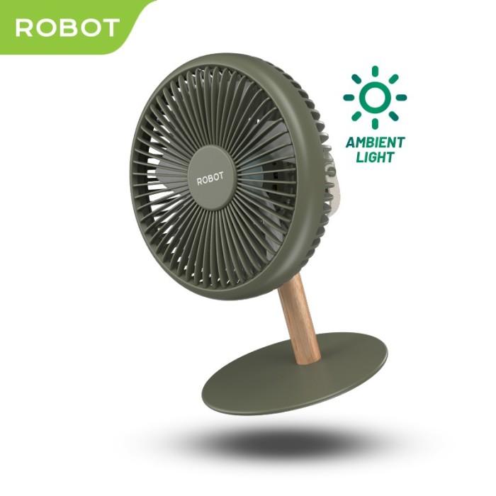 PROMO ROBOT RT-BF20 Mini Desktop Fan Kipas Meja Multifungsi Lampu Portable