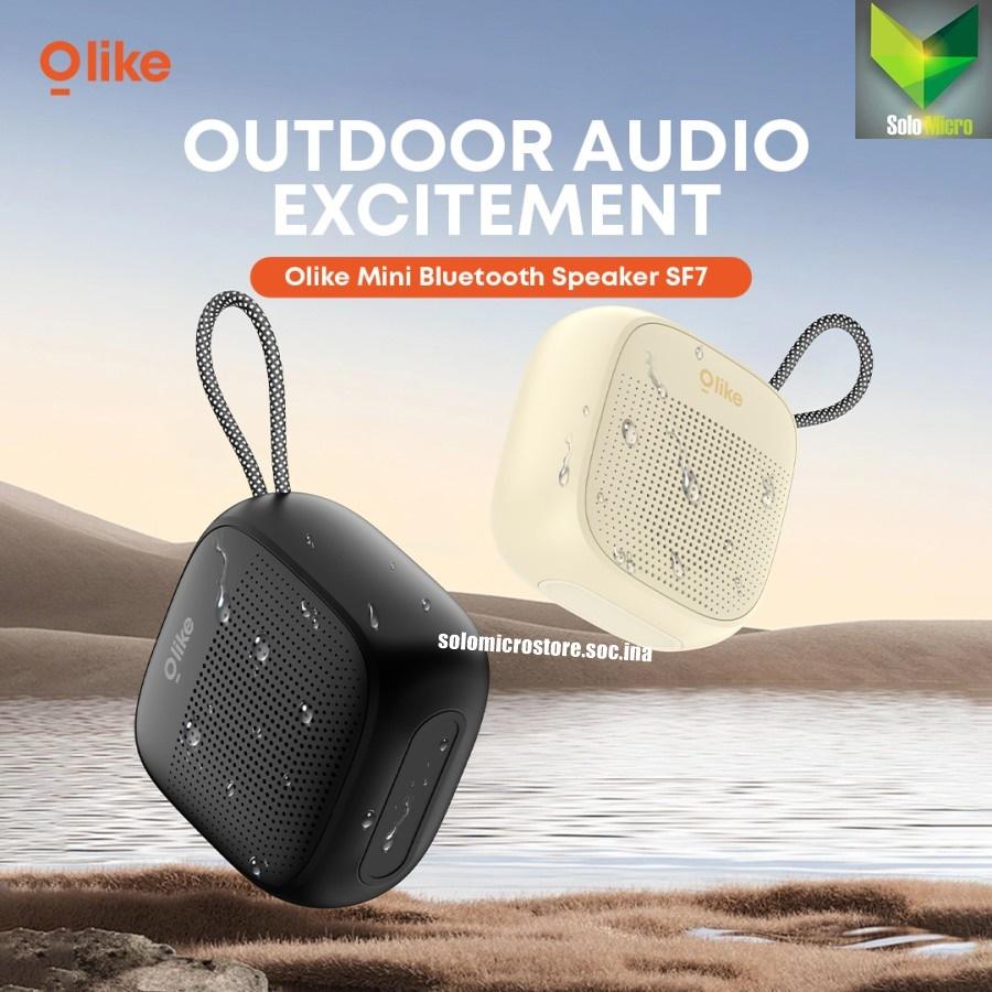 OLIKE Speaker Bluetooth Mini Wireless Outdoor SF7 Sound Bass Max Warna Beige