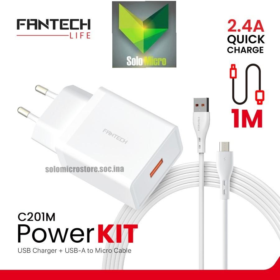 FANTECH C201C POWER KIT Charger Kabel Cable Type C Fast Charging 2.4A Original