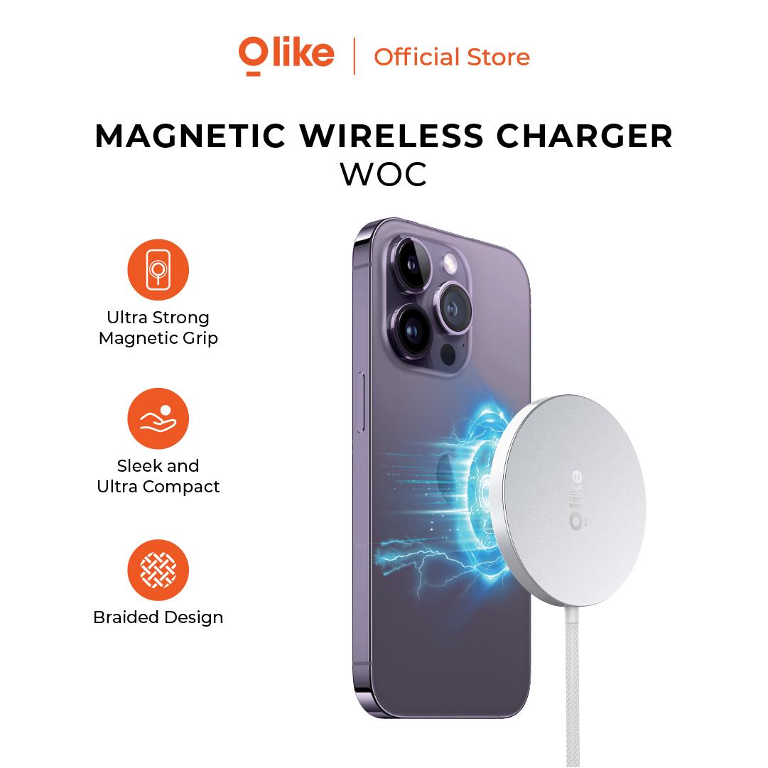 OLIKE WOC Magnetic Magnet Wireless Cas Charger 15W Fast Charging