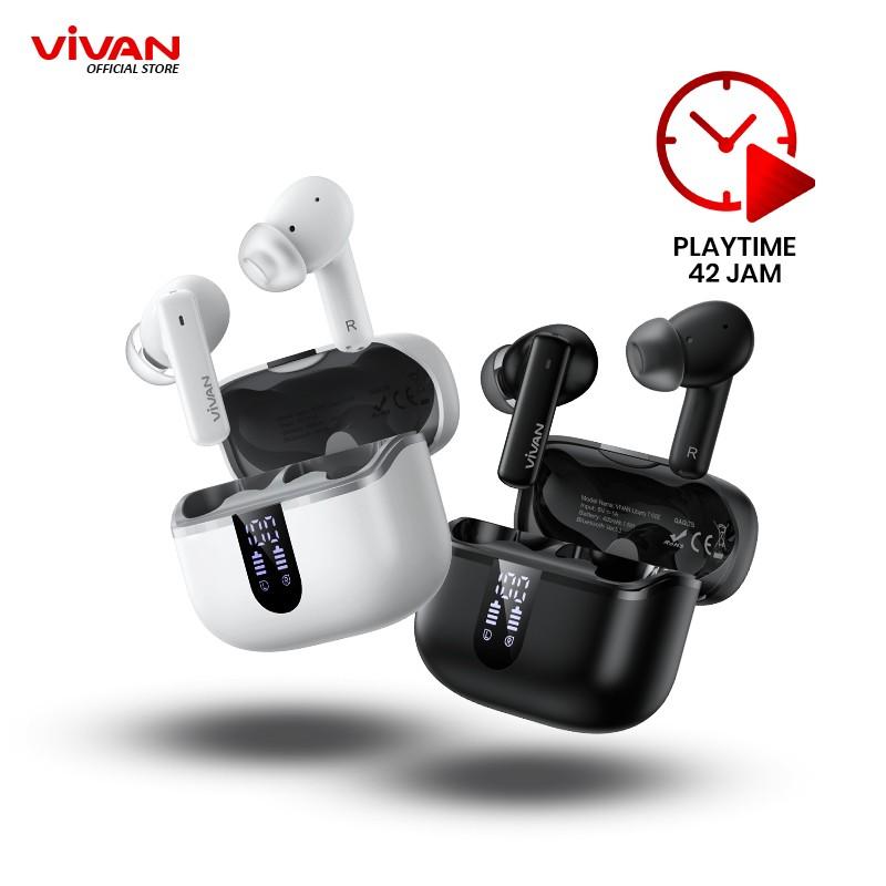 VIVAN Liberty T100E TWS Earphone Headset Headphone Bluetooth 5.3 IPX5