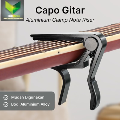 Capo Gitar Ukulele Aluminium Clamp Note Riser - M556