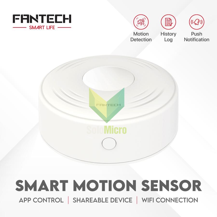 FANTECH Smart Life Security Pack Security Pack PIR Motion SSK03 Keamanan Anti Maling Lengkap & Mudah Dipasang