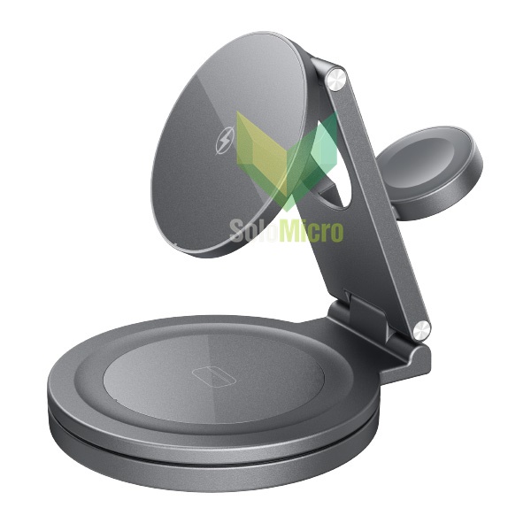 VIVAN Wireless Charger Charging VWC10 Gray Abu