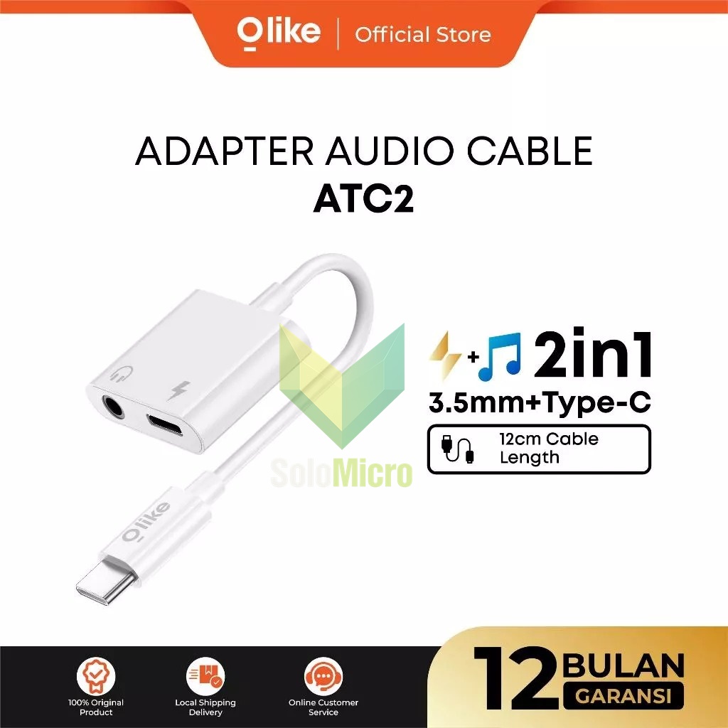 Atc2 Images Solo Micro - OLIKE Adapter Audio Cable ATC2 Converter Splitter Type C ...